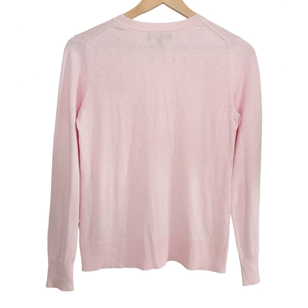 Banana Republic Pink “Ciao Ciao” Silk Blend Sweater XS‎ | Valentine’s Day Knit - Picture 3 of 4